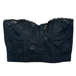 Black Lace Bralette Style Top